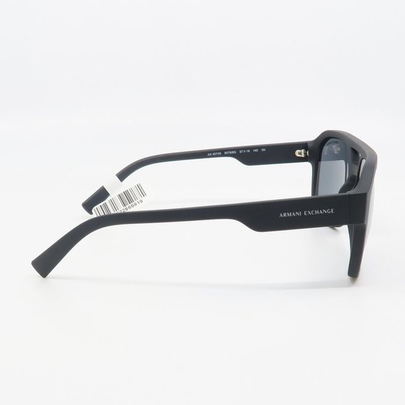 AX 4074S 8078/6G Armani Exchange Matte Black Sun - Picture 4 of 6